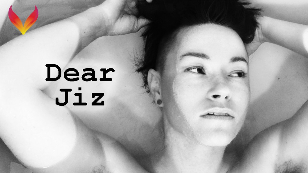 Dear Jiz - a film about genderqueer porn star Jiz Lee, who we see in the bath